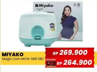 Promo Harga Miyako Magic Warmer Plus Miyako MCM-586  - Yogya