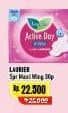 Promo Harga Laurier Active Day Super Maxi Wing 30 pcs - Alfamart