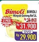 Promo Harga Bimoli Minyak Goreng 2000 ml - Hypermart