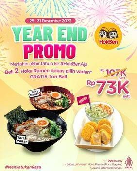 Promo Harga Year End Promo  - HokBen