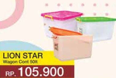 Promo Harga LION STAR Wagon Container 50000 ml - Yogya