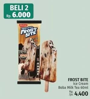 Promo Harga Glico Frostbite Boba Milk Tea 60 ml - LotteMart