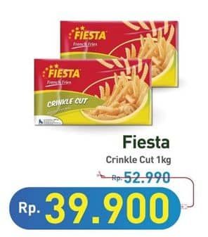 Promo Harga Fiesta French Fries Crinkle Cut 1000 gr - Hypermart