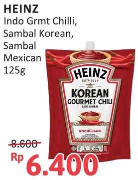 Promo Harga Heinz Gourmet Chili Indonesian, Korean, Mexican 125 gr - Alfamidi