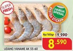 Promo Harga Udang Vanamae AK 55-60 per 100 gr - Superindo