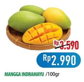 Promo Harga Mangga Indramayu per 100 gr - Hypermart