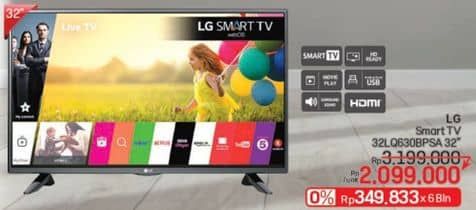 Promo Harga LG Smart TV 32LQ630BPSA  - LotteMart