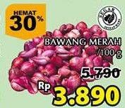 Promo Harga Bawang Merah per 100 gr - Giant