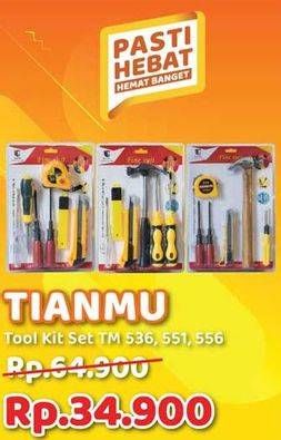 Promo Harga TIANMU Tool Kits Perkakas Tangan TM536, TM551, TM556  - Yogya