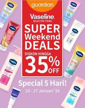 Promo Harga Vaseline Produk  - Guardian