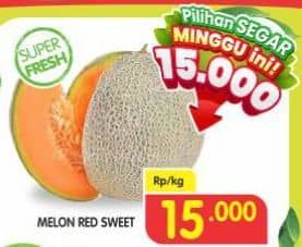 Promo Harga Melon Red Sweet per 100 gr - Superindo