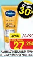 Promo Harga Vaseline Lotion Serum Gluta Vitamin 170ml/180ml All Variants Gluta Vitamin SPF 20Hijab Protect Gluta Vitamin SPF 20 180 ml - Superindo