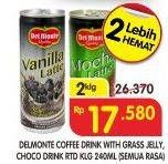 Promo Harga DEL MONTE Latte All Variants per 2 kaleng 240 ml - Superindo