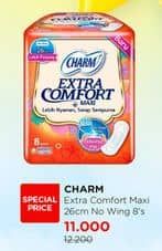 Promo Harga Charm Extra Comfort Maxi Long NonWing 26cm 8 pcs - Watsons