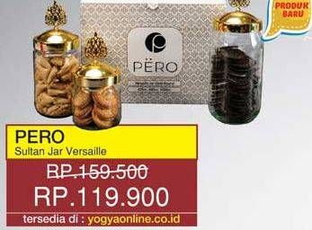 Promo Harga PERO Sultan Jar Versaille Gold Round  - Yogya