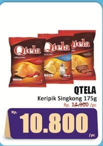 Promo Harga Qtela Keripik Singkong 185 gr - Hari Hari