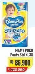 Promo Harga Mamy Poko Pants Xtra Kering XL38 38 pcs - Alfamart