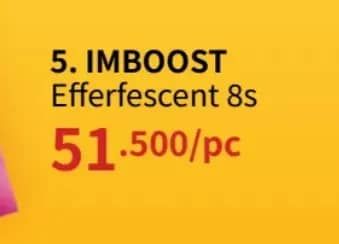 Promo Harga Imboost Effervescent with Vitamin C 8 pcs - Guardian