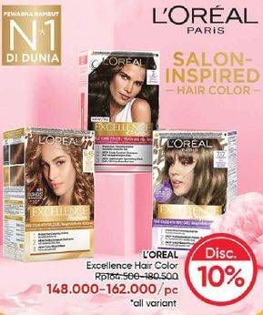 Promo Harga LOREAL Excellence Hair Color   - Guardian