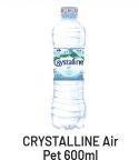 Promo Harga CRYSTALLINE Air Mineral 600 ml - Alfamart