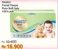 Promo Harga PASEO Baby Pure Soft 130 pcs - Indomaret