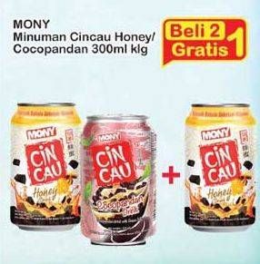 Promo Harga MONY Cincau per 2 kaleng 300 ml - Indomaret
