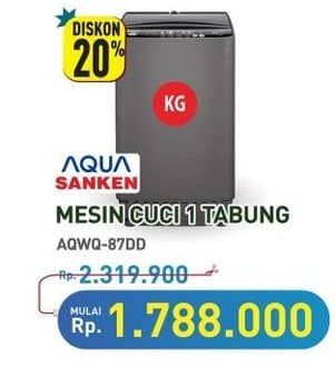 Promo Harga Aqua AQW-87DD  - Hypermart