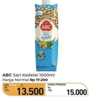 Promo Harga ABC Minuman Sari Kedelai 1000 ml - Carrefour