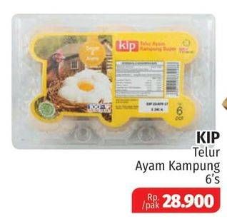 Promo Harga KIP Telur Ayam Kampung 6 pcs - Lotte Grosir