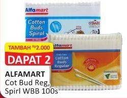 Promo Harga Alfamart Cotton Bud Reguler 100 pcs - Alfamart