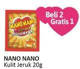 Promo Harga NANO NANO Candy Kulit Jeruk 2 gr - Alfamidi