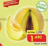 Promo Harga Melon Super per 100 gr - Superindo