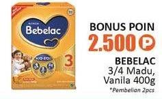 BEBELAC 3/4 Madu, Vanilla 400g