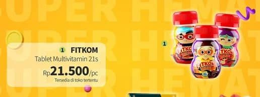 Promo Harga Fitkom Vitamin Anak Tablet 21 pcs - Guardian
