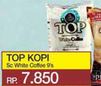 Promo Harga Top Coffee White Coffee per 10 sachet 21 gr - Yogya