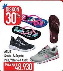 Promo Harga ANDO Sepatu/Sandal Pria/Wanita/Anak  - Hypermart