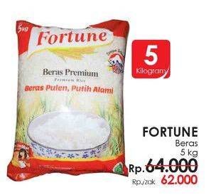Promo Harga Fortune Beras Premium 5 kg - Lotte Grosir