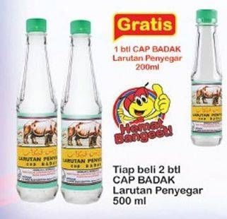 Promo Harga CAP BADAK Larutan Penyegar per 2 botol 500 ml - Indomaret