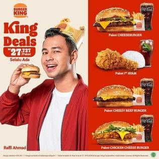 Promo Harga Burger King Cheeseburger  - Burger King