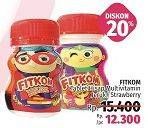 Promo Harga FITKOM Vitamin Anak Tablet Jeruk, Strawberry 21 pcs - LotteMart