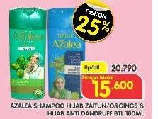 Promo Harga AZALEA Shampoo Hijab, Zaitun, Ginseng, Anti Dandruff 180 ml - Superindo