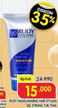 Promo Harga Rudy Hadisuwarno Hair Styling Gel Strong 75 ml - Superindo