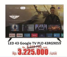 Promo Harga Polytron Smart Cinemax Google TV 43 Inch – PLD 43RG9059  - Hari Hari