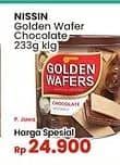 Promo Harga Nissin Golden Wafers Chocolate 300 gr - Indomaret