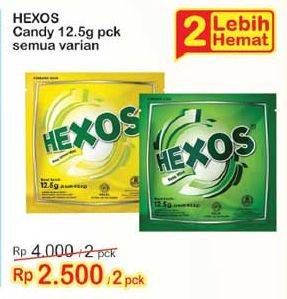 Promo Harga HEXOS Candy All Variants per 2 pouch 12 gr - Indomaret