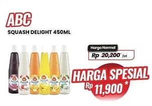 Promo Harga ABC Syrup Squash Delight 460 ml - Carrefour