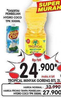 Promo Harga TROPICAL Minyak Goreng 2000 ml - Superindo