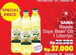 Promo Harga SANIA Royale Soya Oil 1000 ml - LotteMart