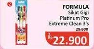 Promo Harga FORMULA Sikat Gigi Platinum Protector Soft 3 pcs - Alfamidi