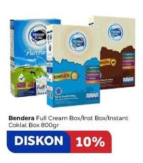 Promo Harga FRISIAN FLAG Susu Bubuk Full Cream, Instant, Cokelat 800 gr - Carrefour
